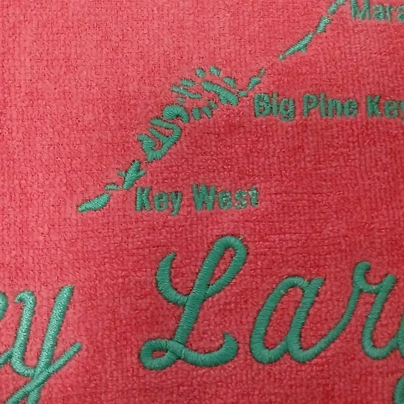 Nwt..large beach towel..Florida Keys map on it. - Picture 3 of 3
